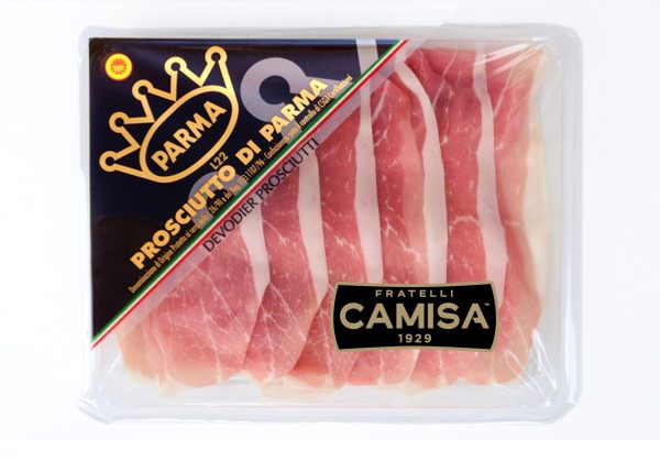Sweet fairy tale to tell at the table. Produced under the aegis of the Consorzio del Prosciutto di Parma DOP, in whose foundation Enrico Devodier himself participated in 1963.