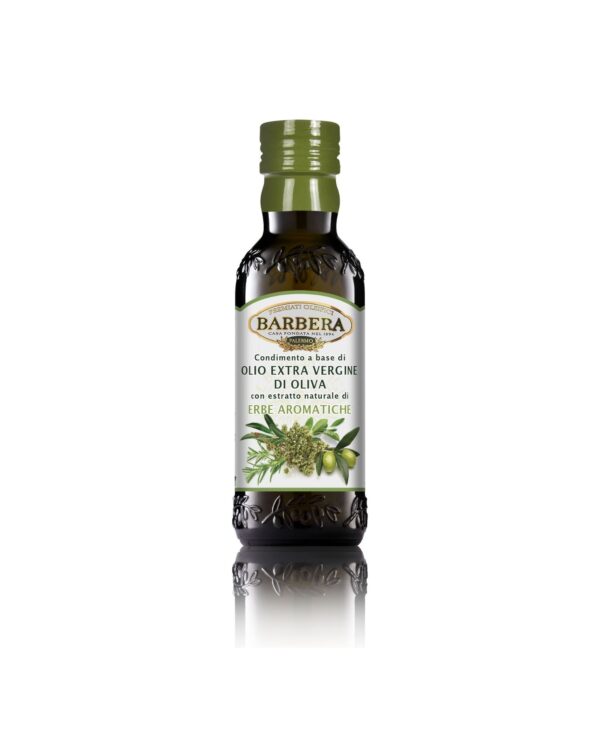 BARBERA OF PALERMO SICILY EXTRA VIRGIN OLIVE OIL WITH AROMATIC HERBS 25cl