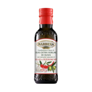 BARBERA OF PALERMO SICILY EXTRA VIRGIN OLIVE OIL WITH CHILLI & GARLIC 25cl
