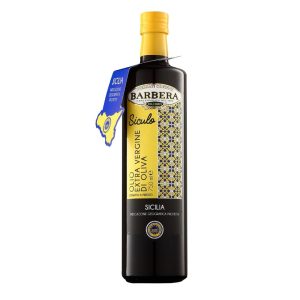 BARBERA OF PALERMO SICILY SICULO COLD PRESSED EXTRA VIRGIN OLIVE OIL PGI 75cl BOTTLE