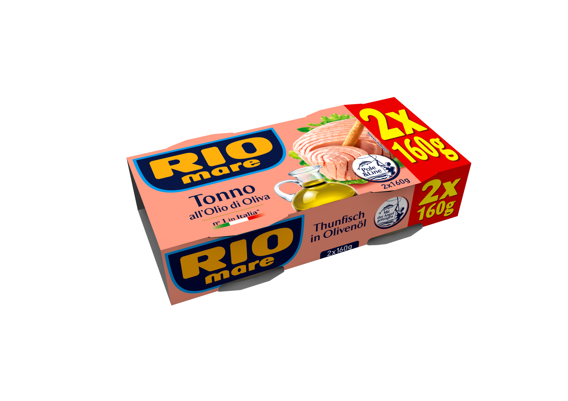 RIO MARE TUNA IN OLIVE OIL 2x160g tin