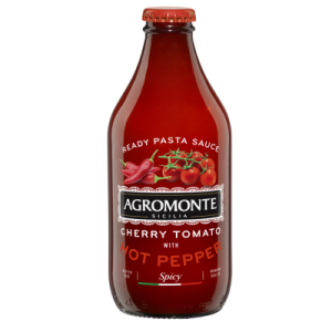 AGROMONTE CHERRY TOMATO SAUCE WITH HOT PEPPERS 330g