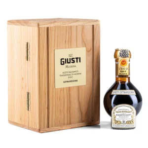 GIUSTI BALSAMIC VINEGAR PGI EXTRAVECCHIO 1 x100ml in presentation wooden gift box