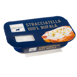 FATTORIA GAROFALO BUFFALO STRACCIATELLA 150g TRAY