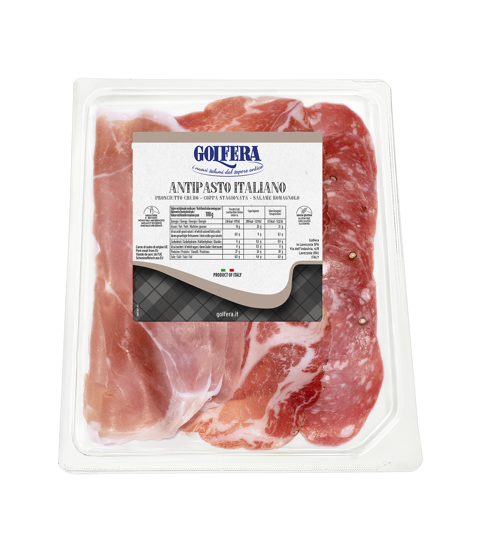 GOLFERA ITALIAN TRIS - SLICED 120g